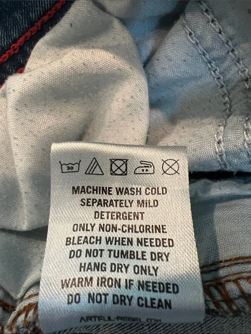 Artful Rebel Men's Jeans Blue Medium Wash - Size 36/32